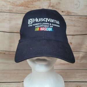 Husqvarna‎ Equipment Sponsor NASCAR Racing Navy Blue Hat Snapback Cap